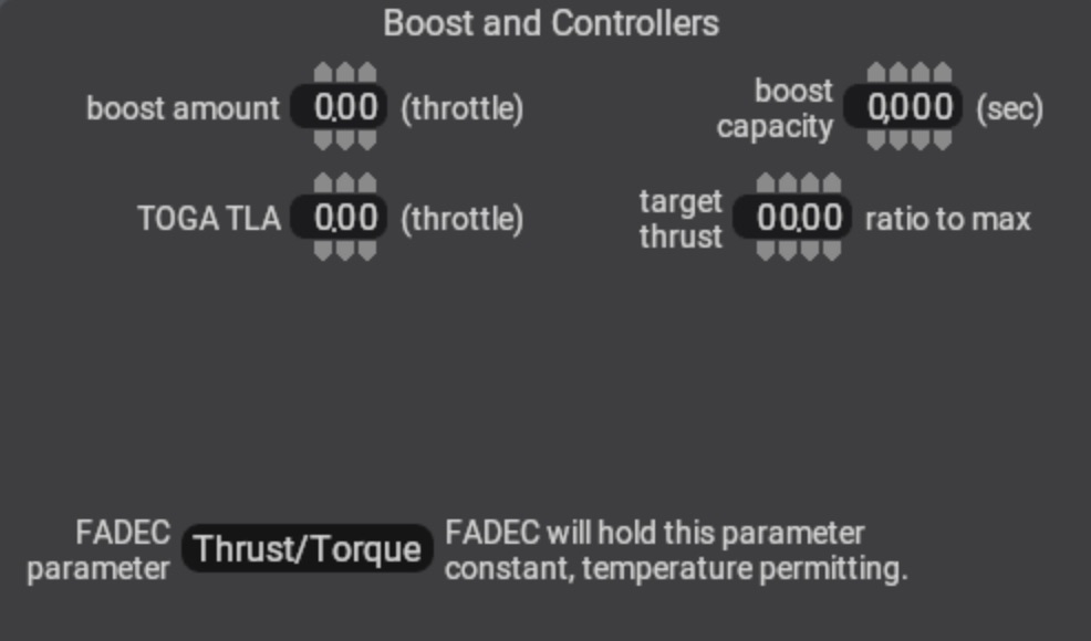 boost settings